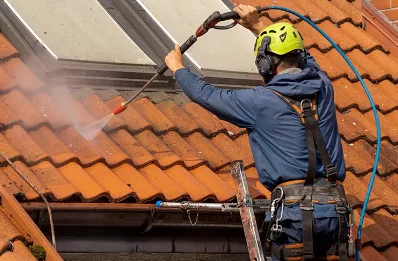 Démoussage et hydrofuge de toiture à Bilhac